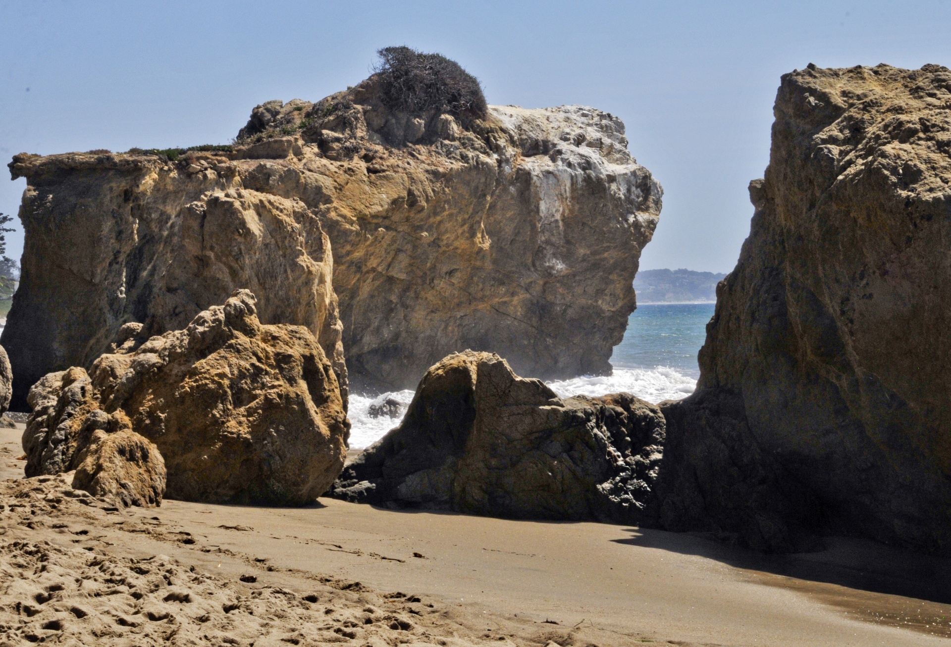 rock rocks beach free photo