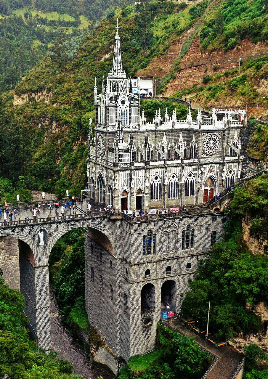 las lajas colombia the sanctuary free photo