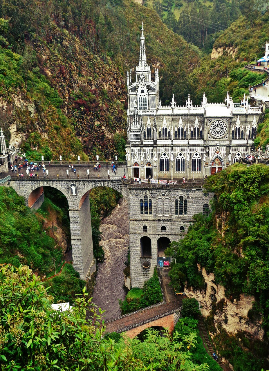 las lajas colombia the sanctuary free photo