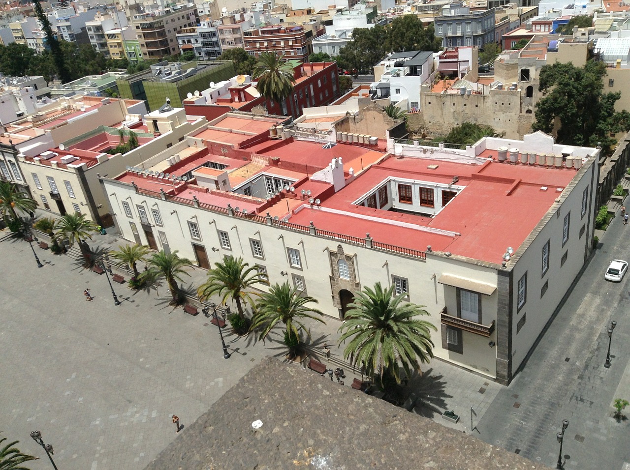 las palmas gran canaria houses free photo