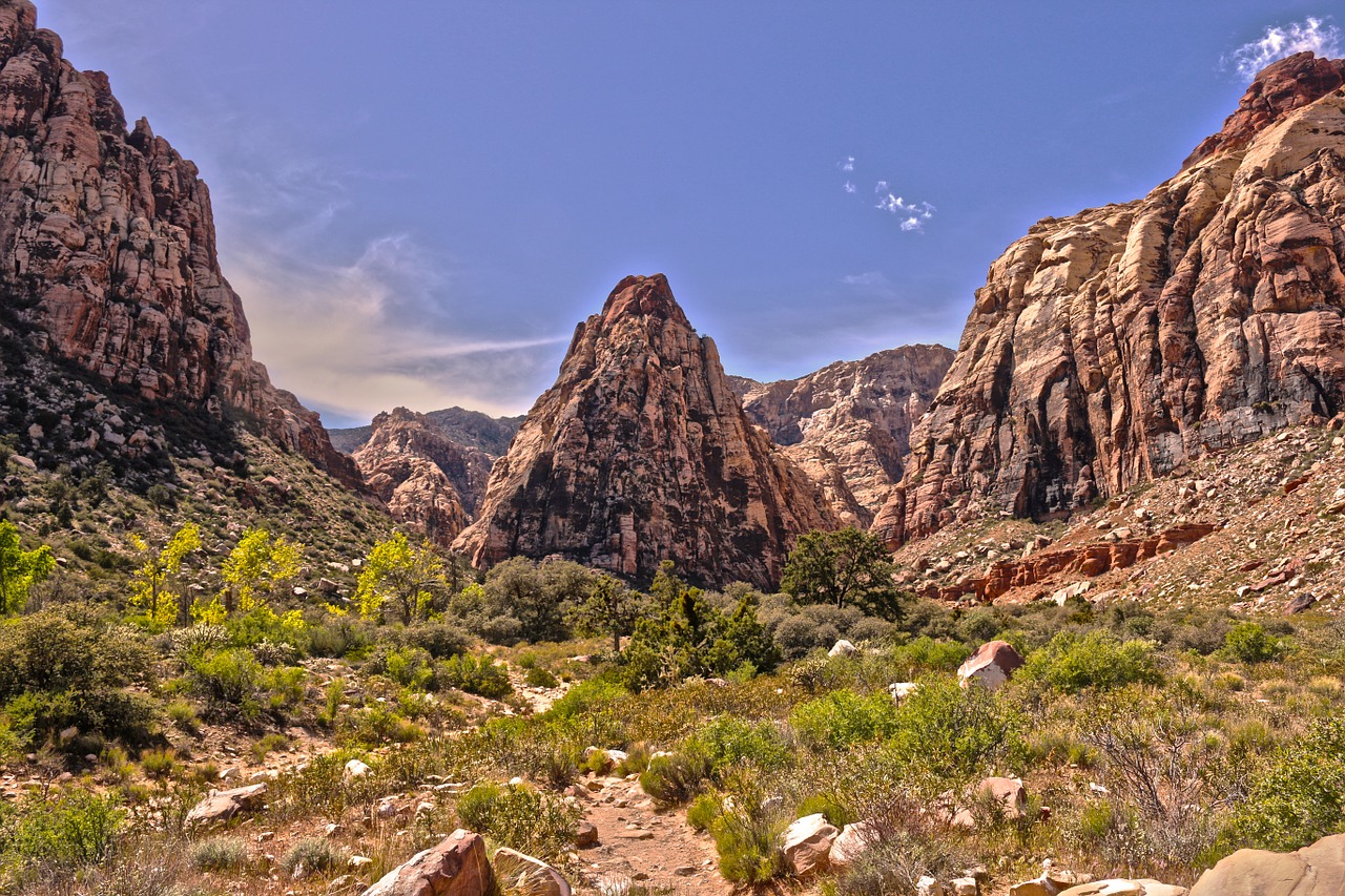 las vegas nevada red rock canyon free photo