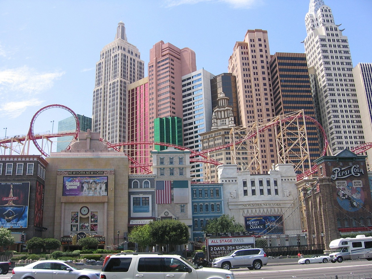 las vegas new york theme casino free photo