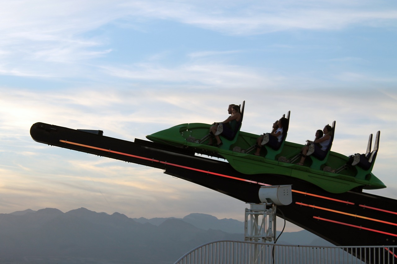 las vegas  altitude  roller coaster free photo