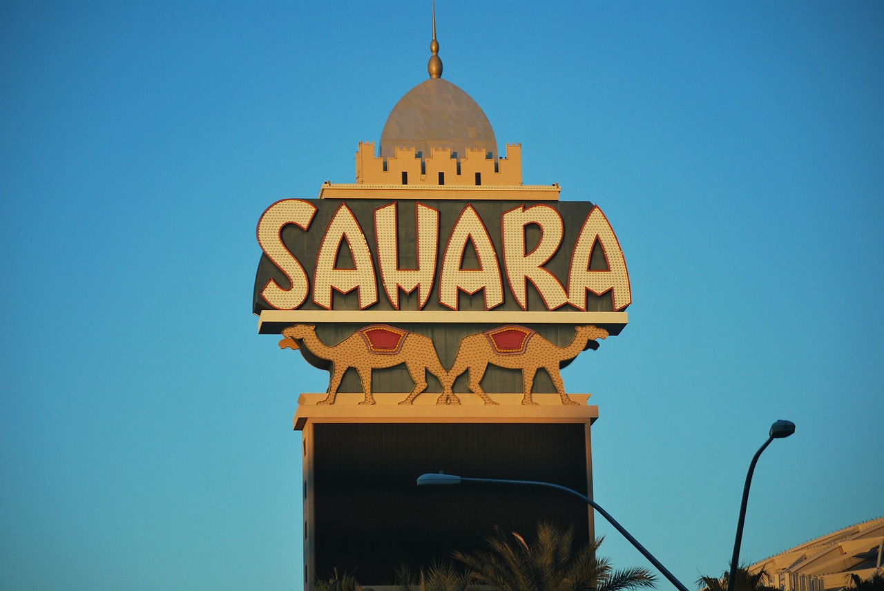 las vegas sahara casino landmark free photo