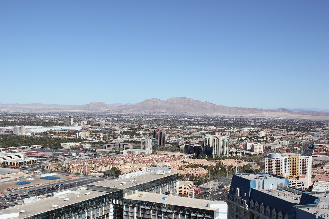 las vegas landscape sky free photo