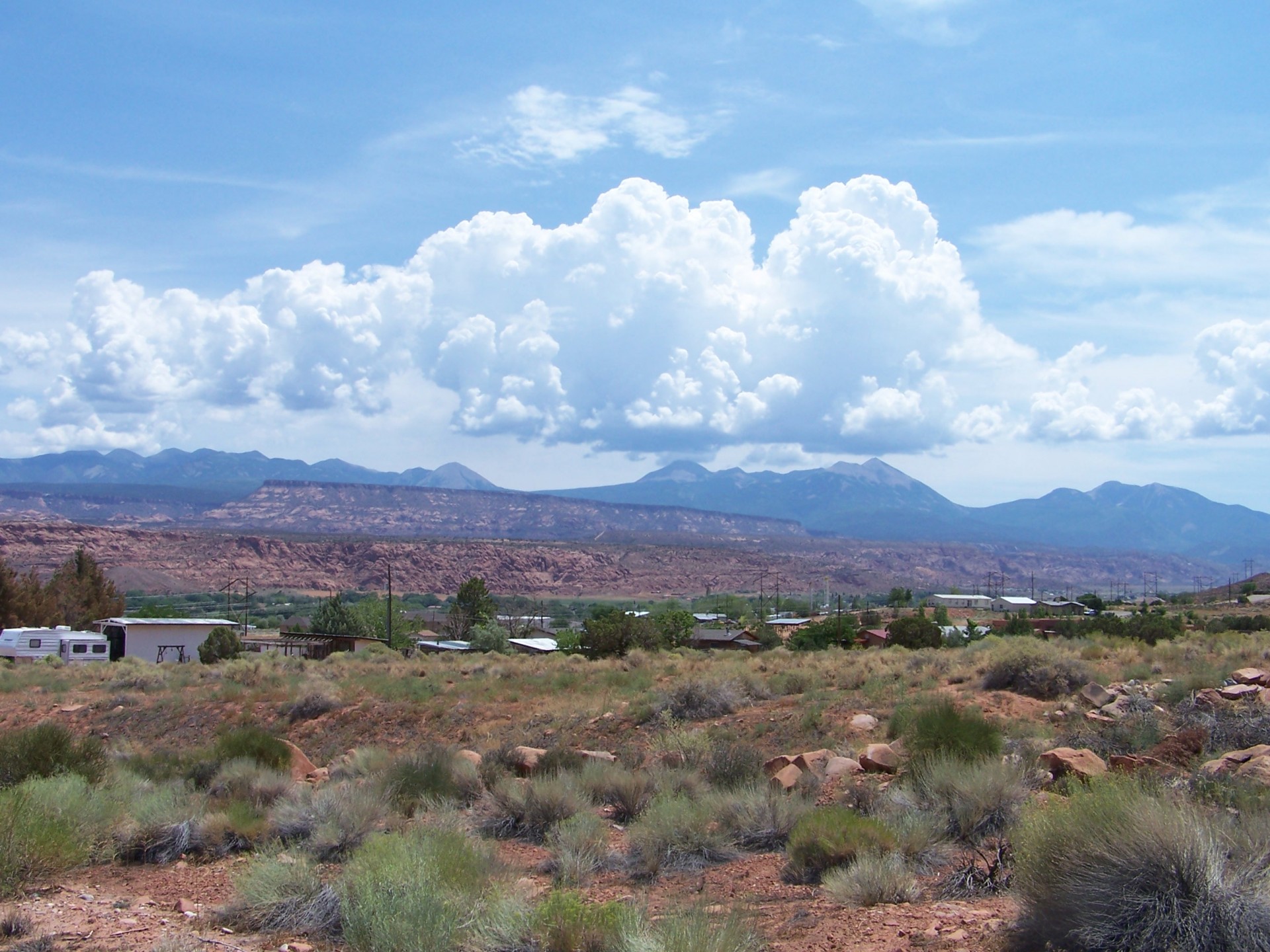 moab utah lasal mountains free photo