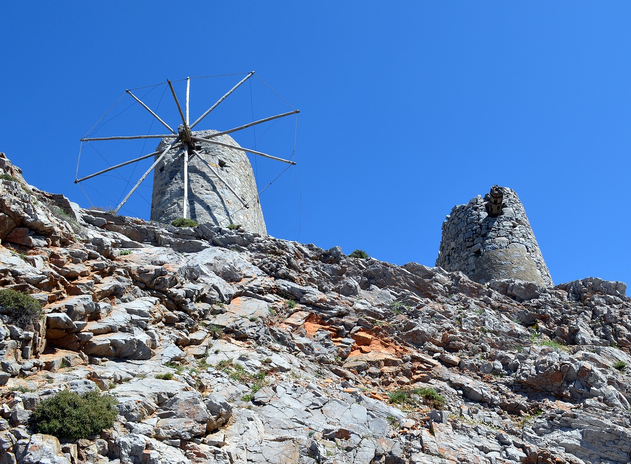 lashitihochebene crete windmills free photo