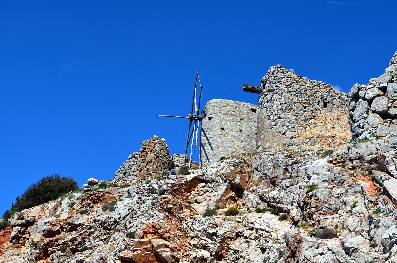 lashitihochebene crete windmills free photo