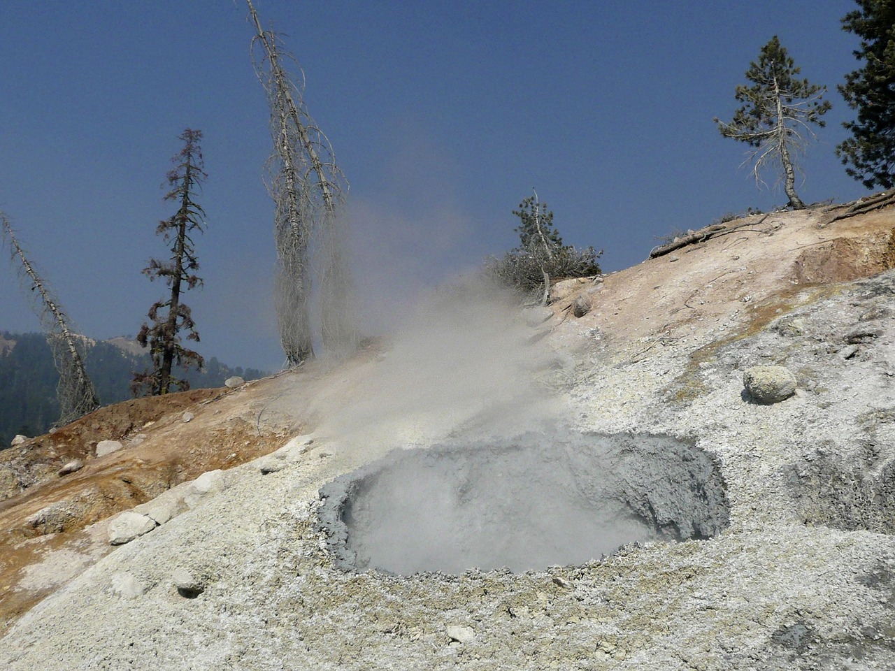 lassen volcano national park california usa free photo