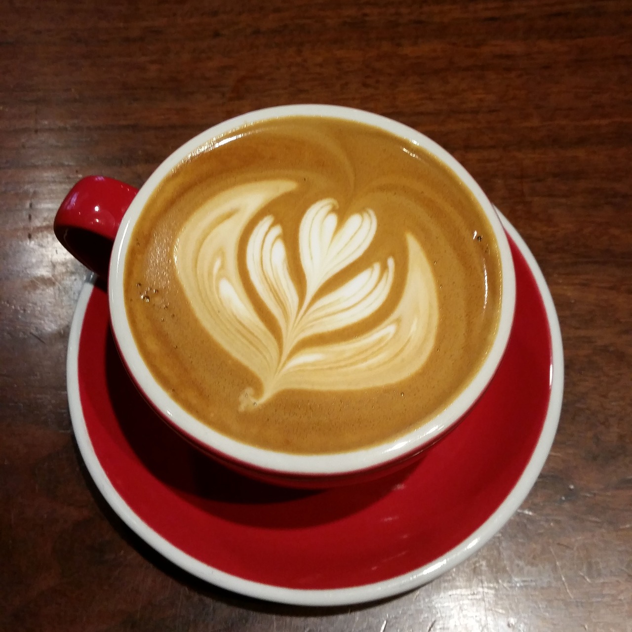 latte art latte coffee free photo