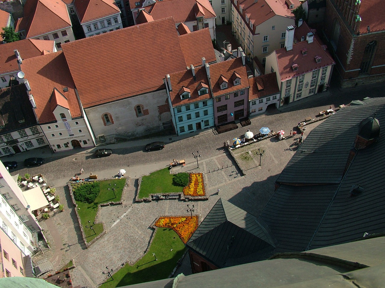 latvia riga bird's eye view free photo