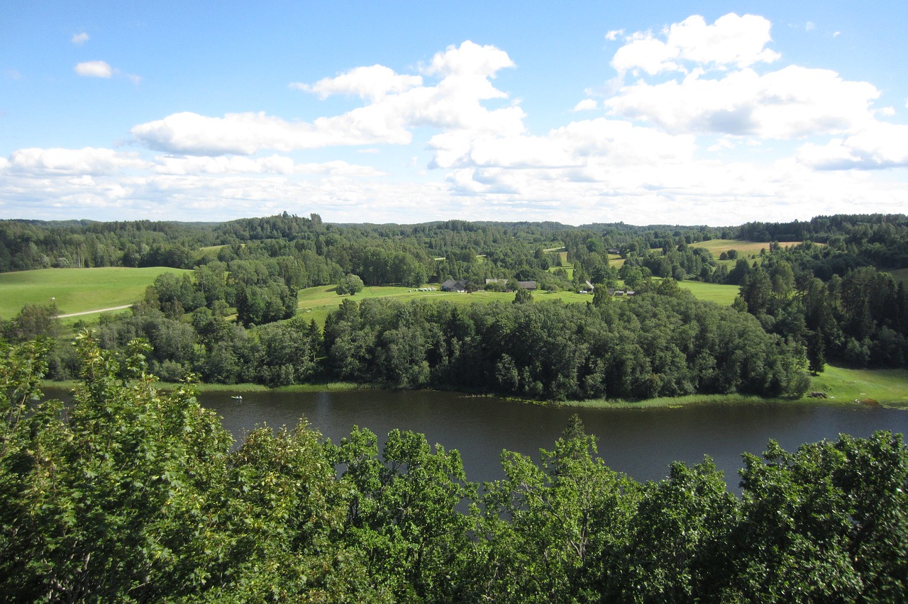 latvia landscape nature free photo