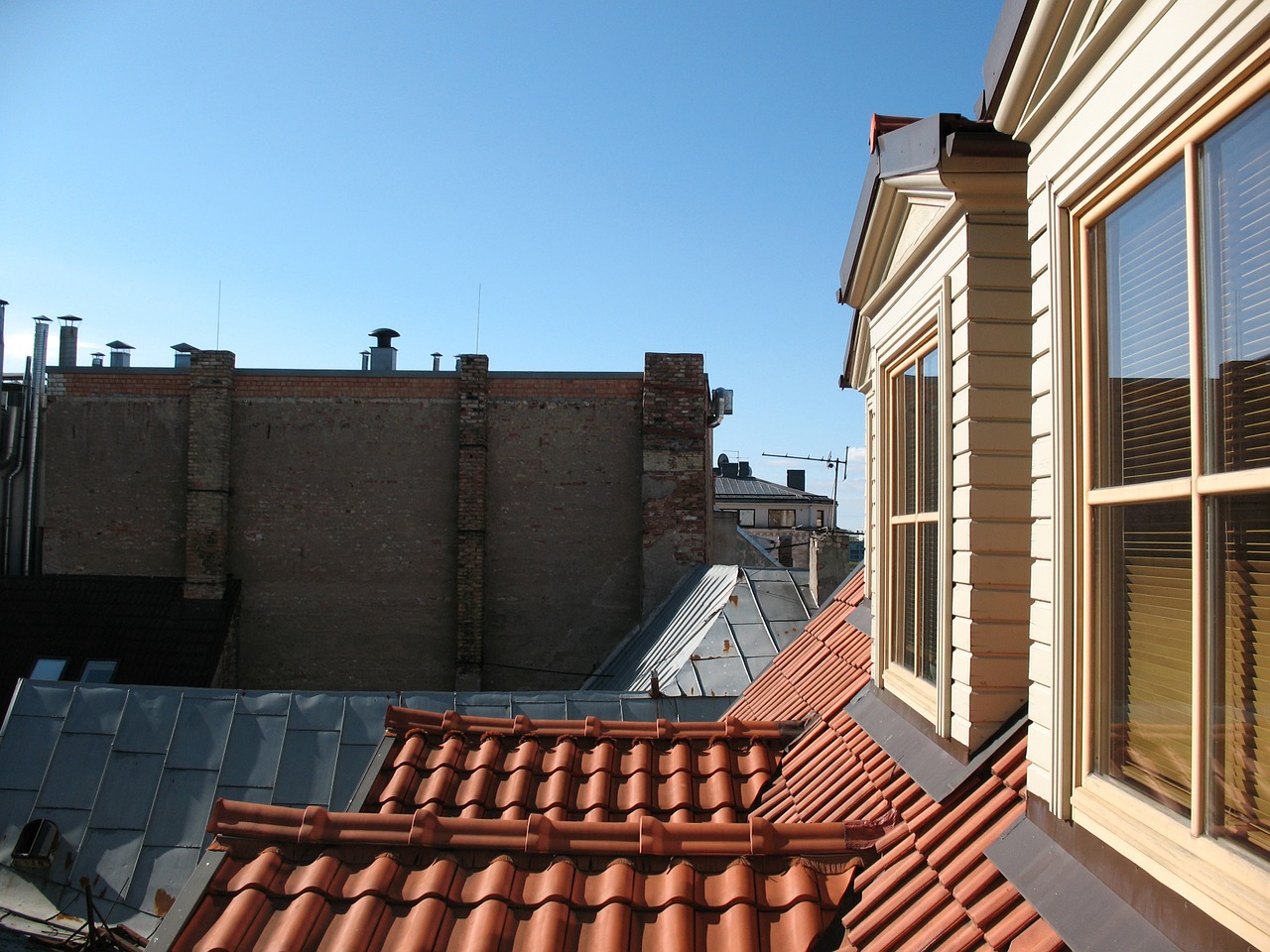 latvia riga roof free photo
