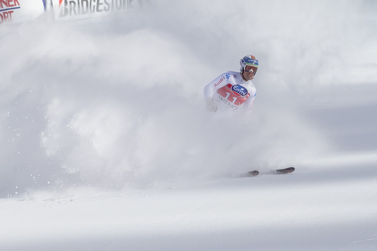 lauberhorn ski race winter sports free photo