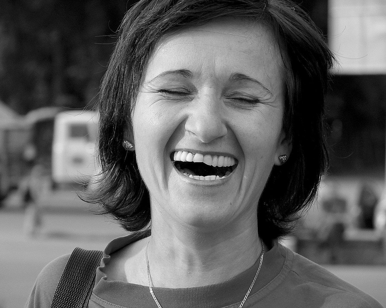 laughter smile woman free photo