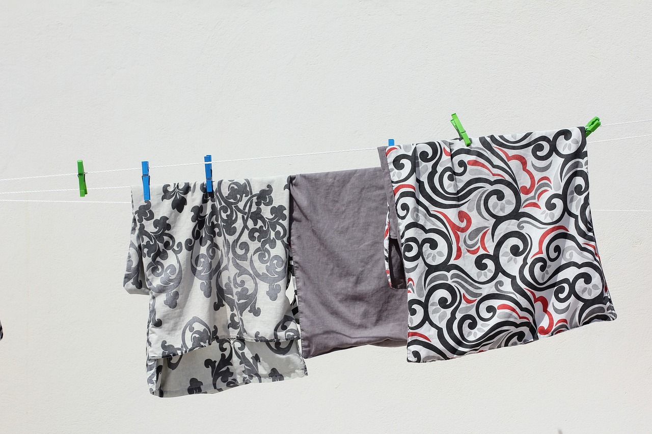 laundry clothes line dry free photo