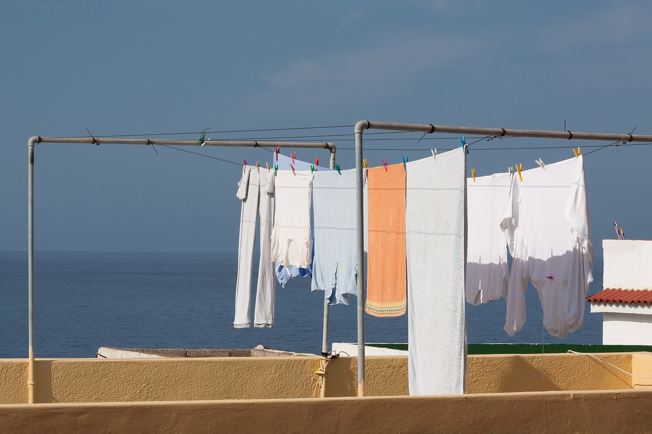 laundry dry clothes line free photo