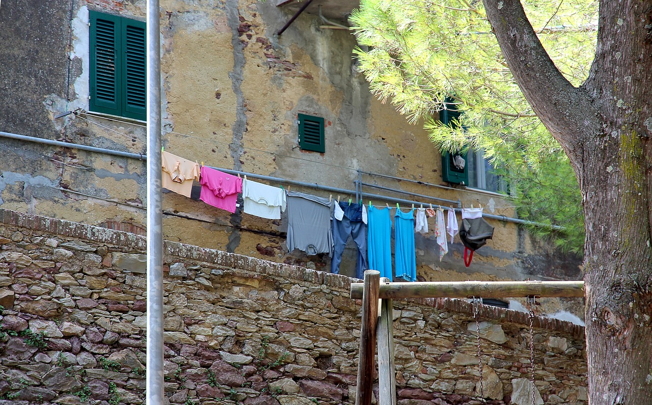 laundry dry clothes line free photo