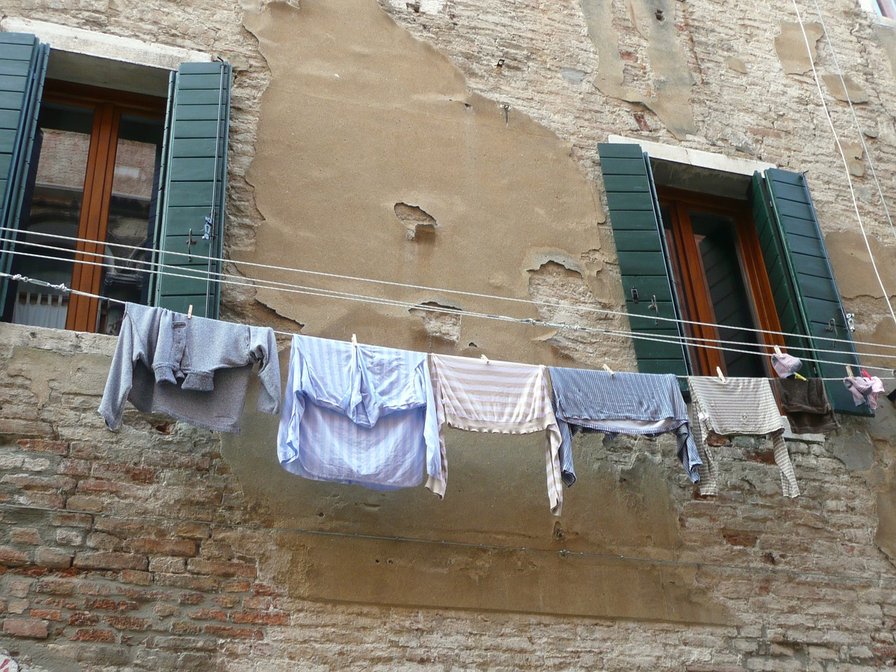 laundry line laundry windows free photo