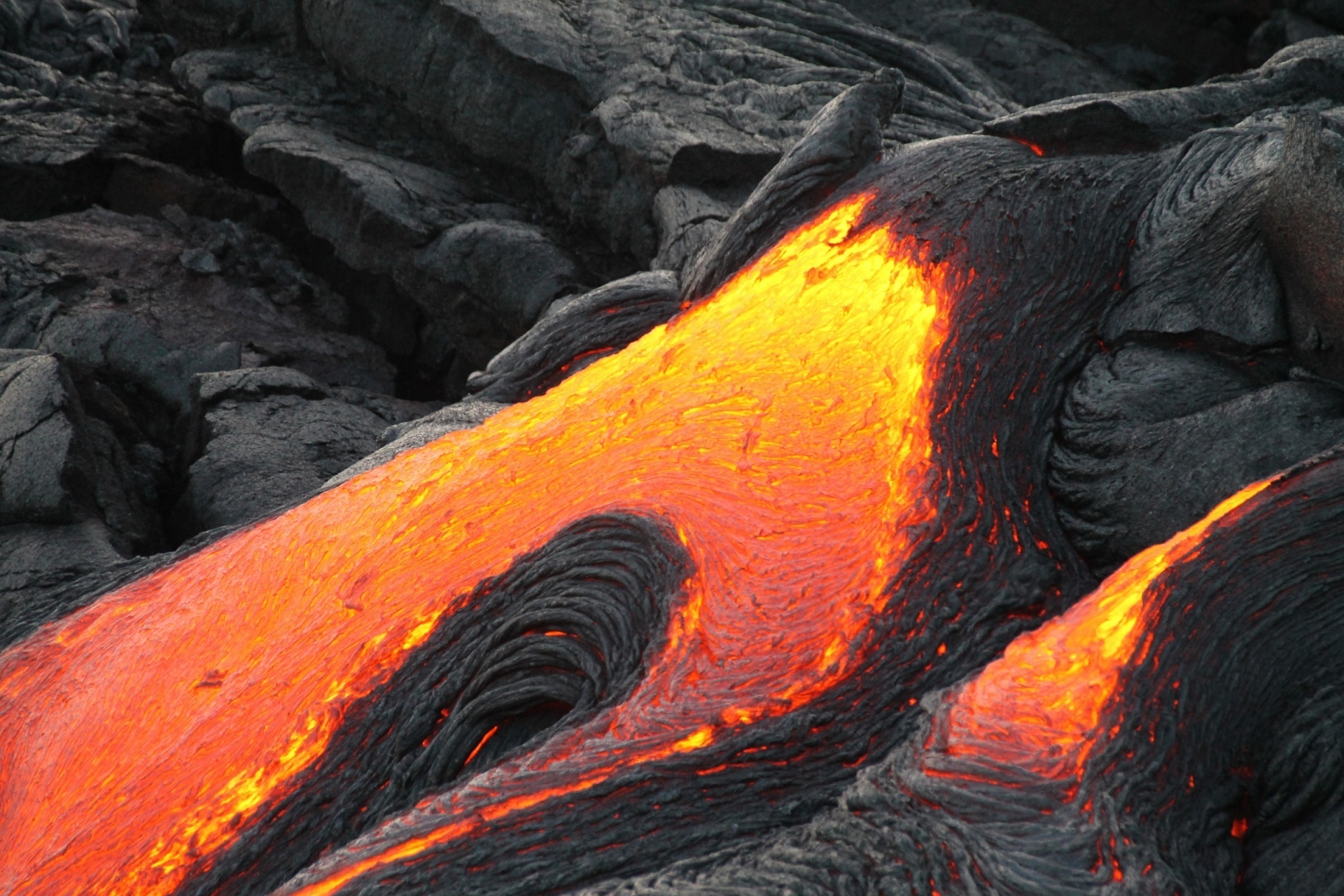 lava volcano hot free photo