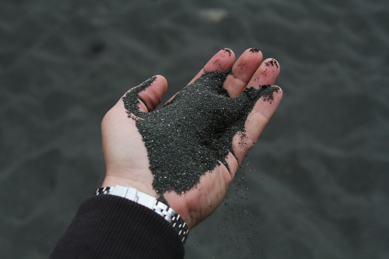 lava sand volcano free photo