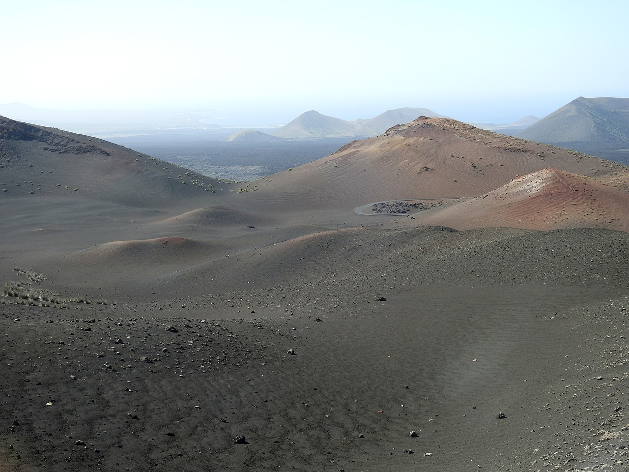 lava field volcanic landscape timanfaya free photo