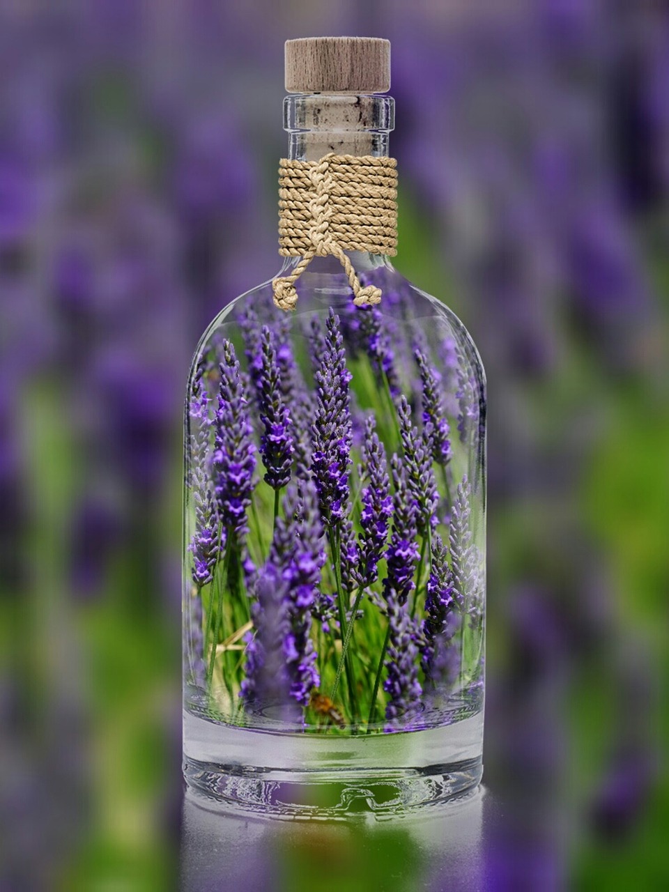 lavender bottle plant free photo