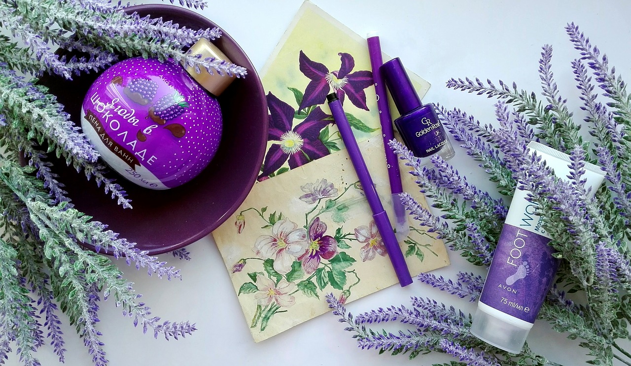 lavender cosmetics care free photo