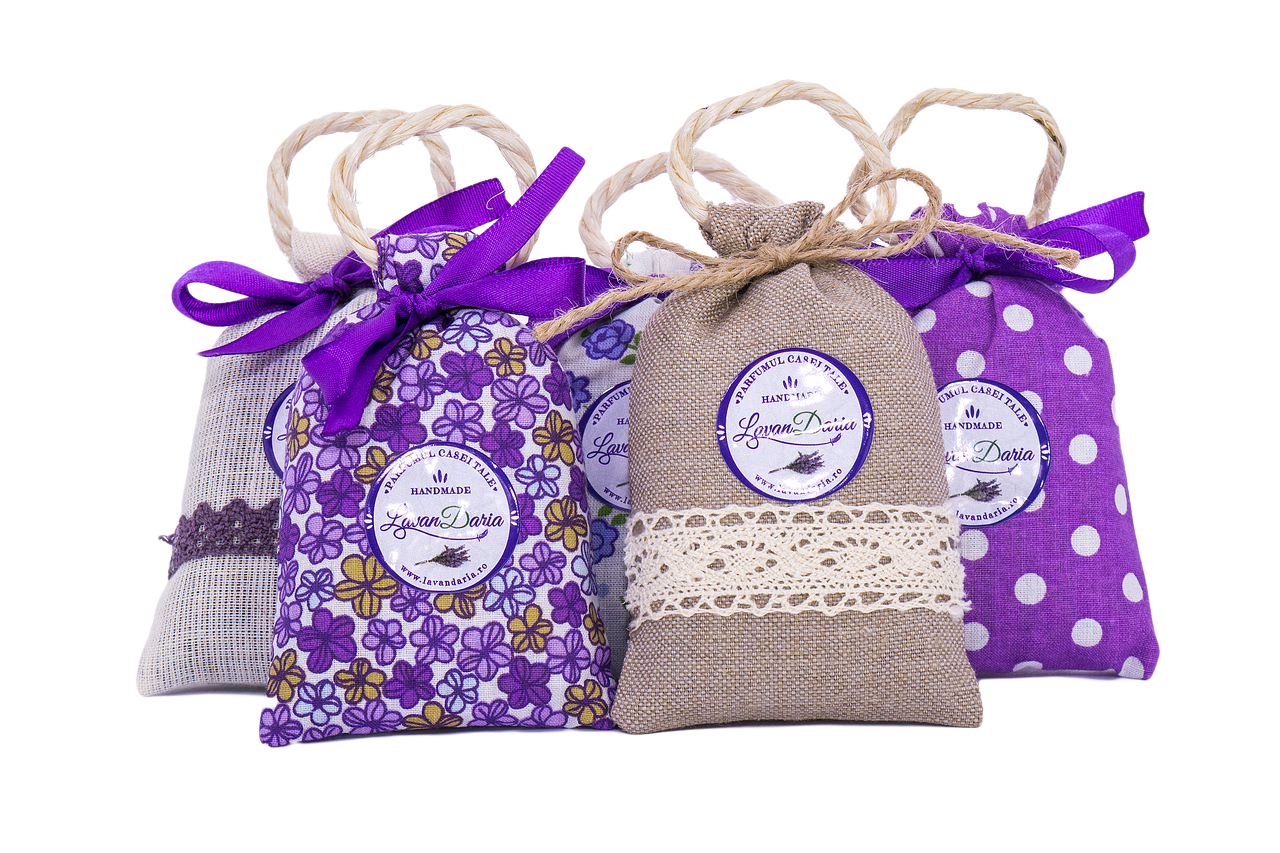 lavender bags hand made free photo