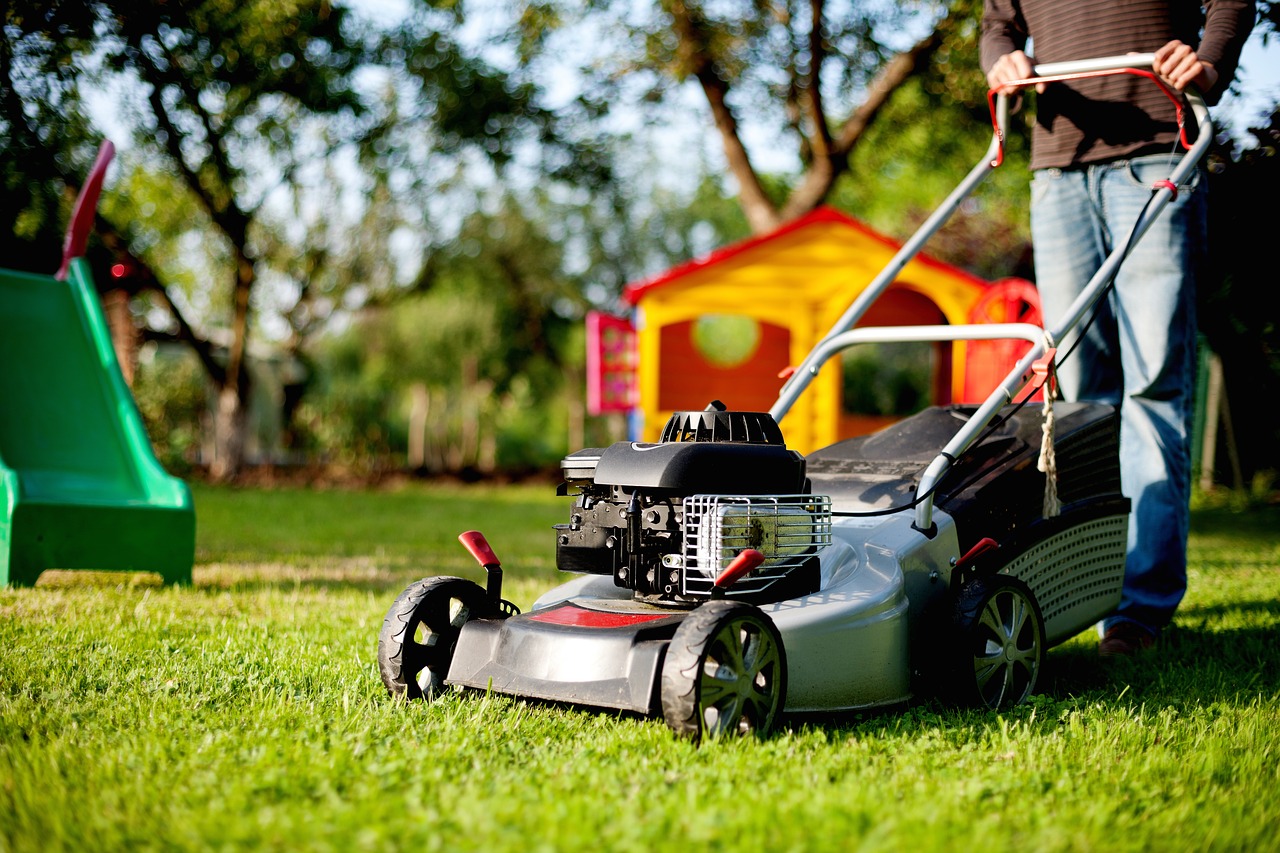 lawn mower lawn mowing rush free photo