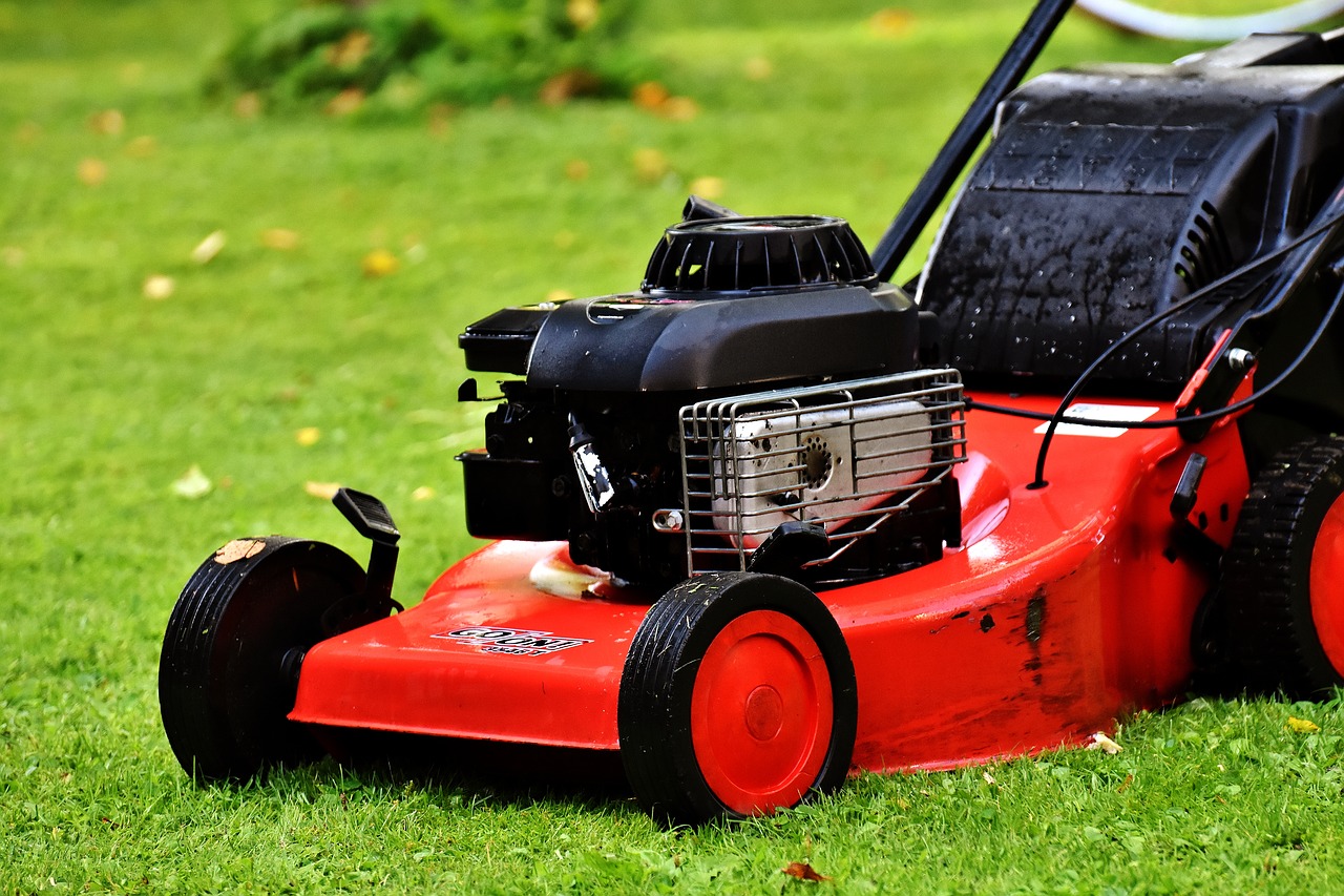 lawn mower gardening mow