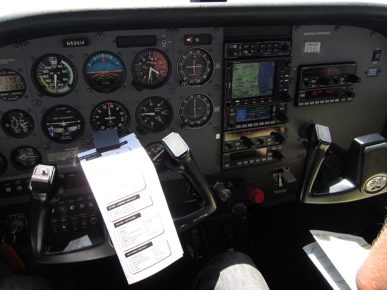 lax airplane cockpit free photo