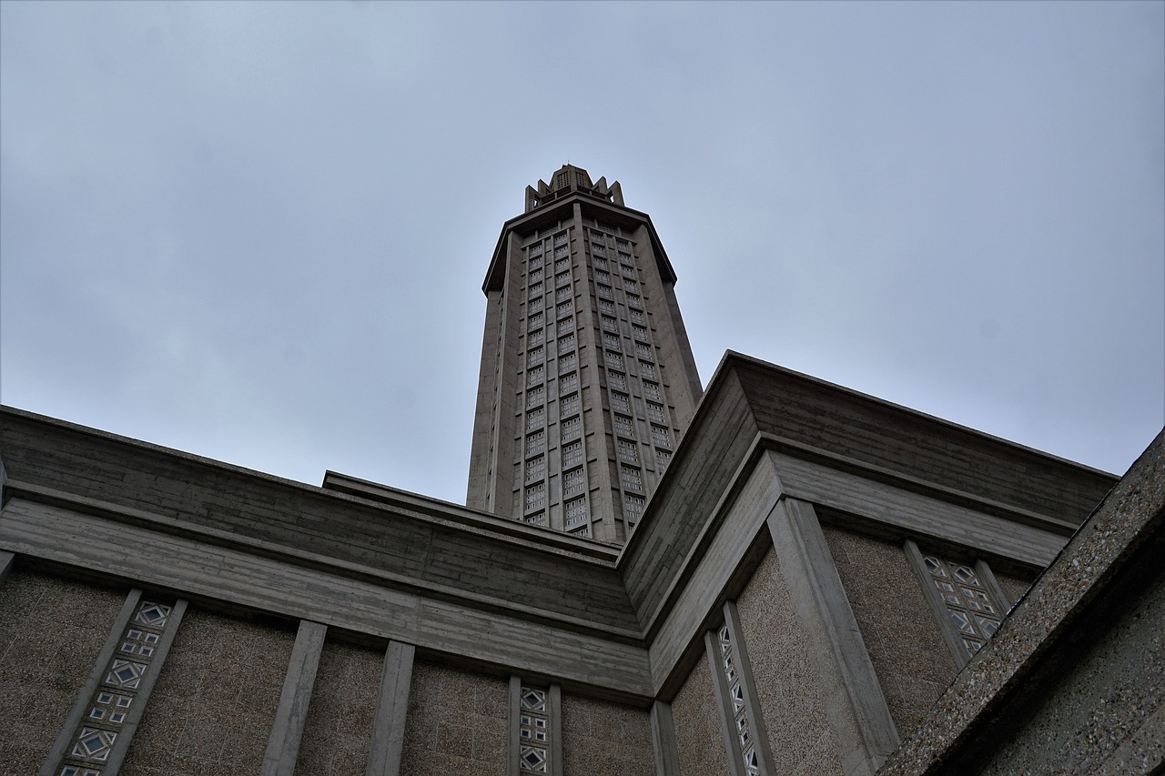 le havre building france free photo