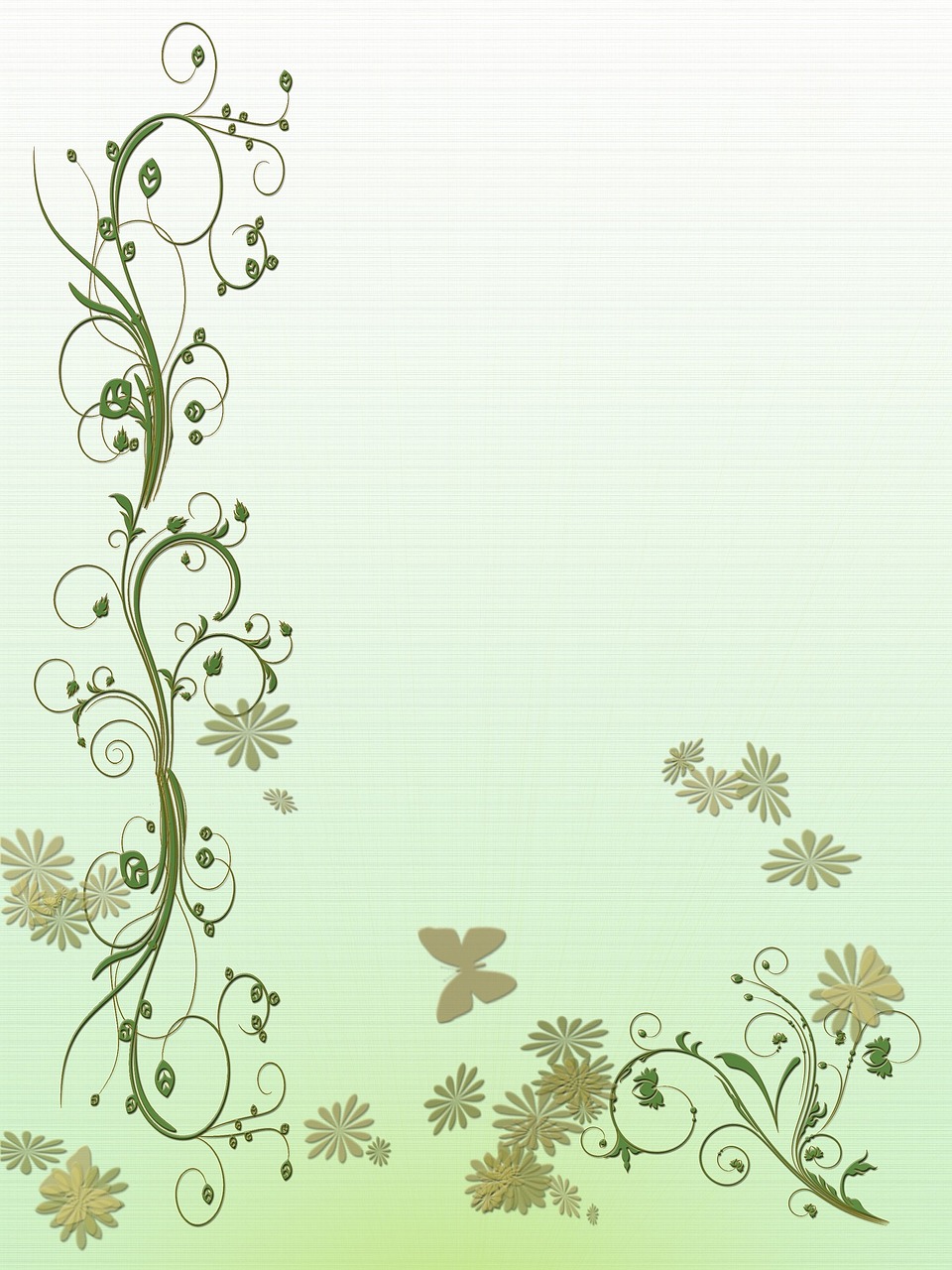 leaf floral wallpaper free photo