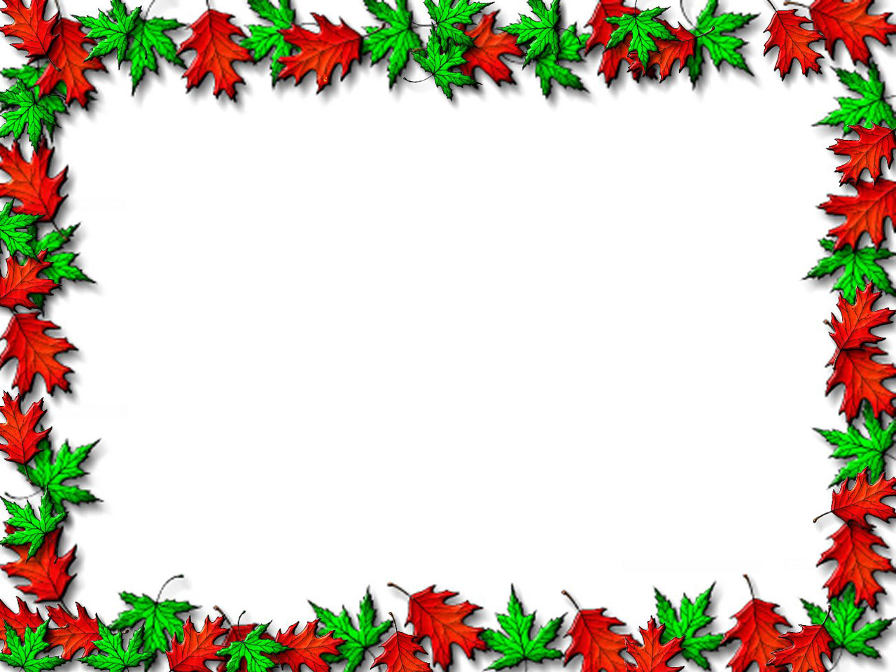 leaf border background free photo