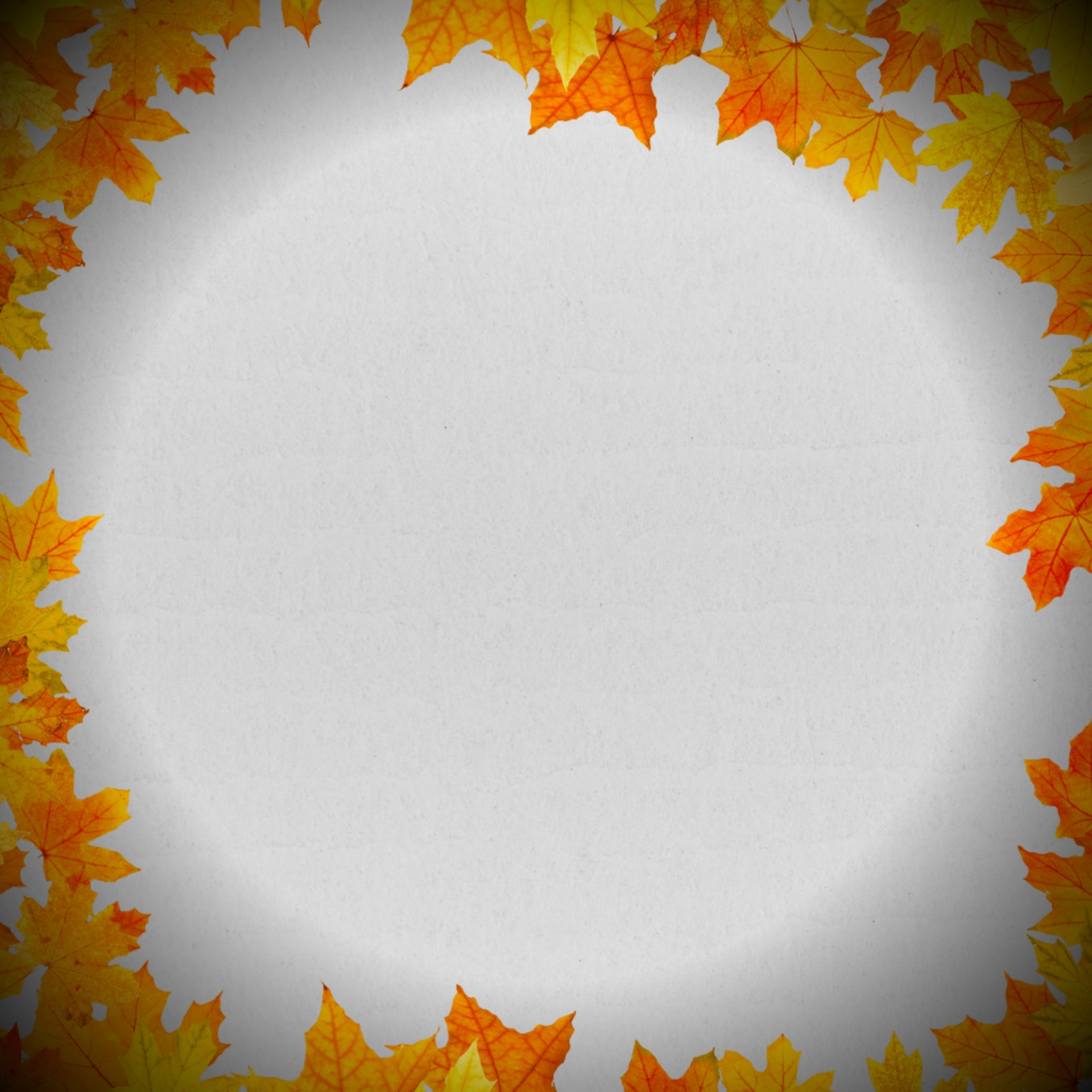 leaves frame vignette free photo