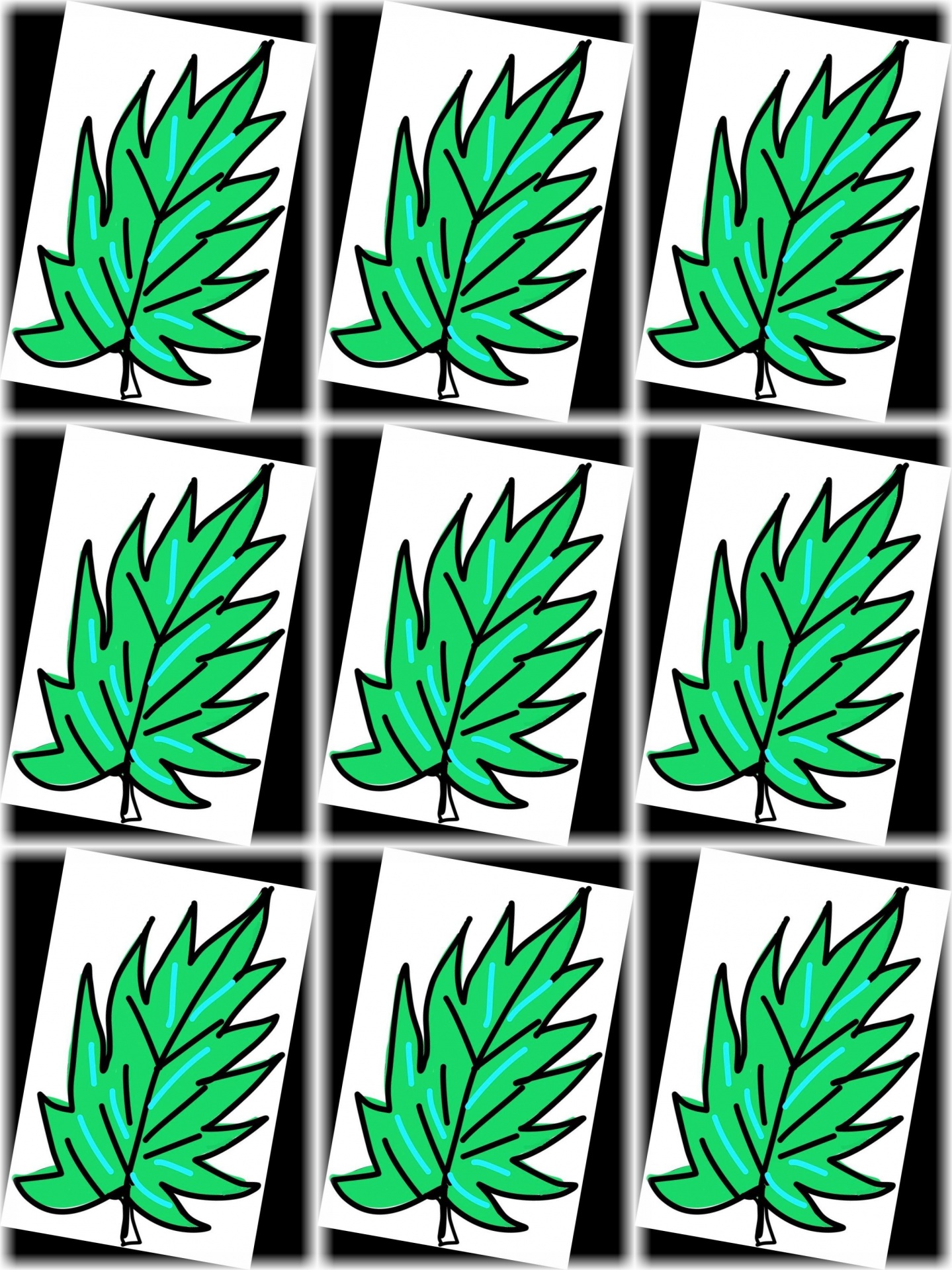 leaf pattern seamless ornament free photo