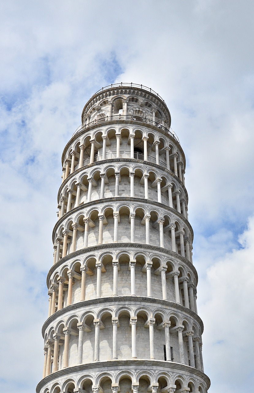 leaning tower pisa tuscany free photo