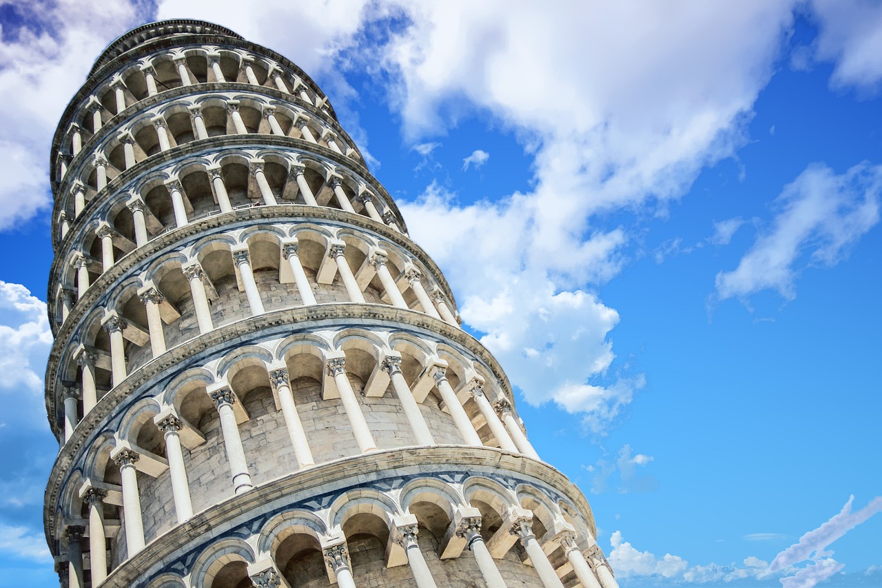 leaning tower of pisa italy architecture free photo