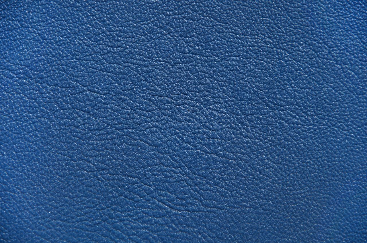 leather blue bluish free photo