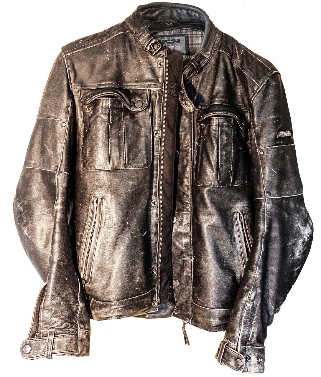 leather  leather jacket  biker jacket free photo