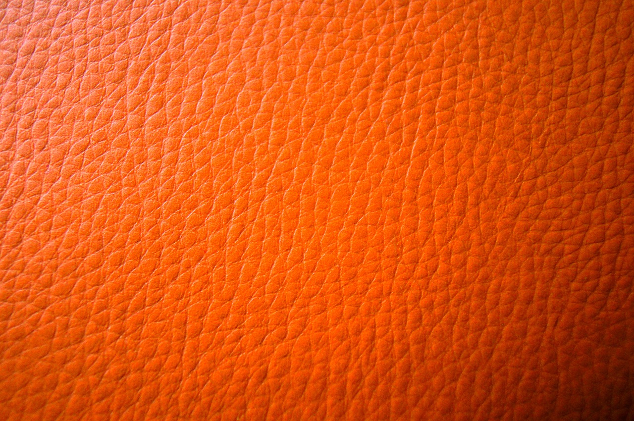 leather orange background free photo