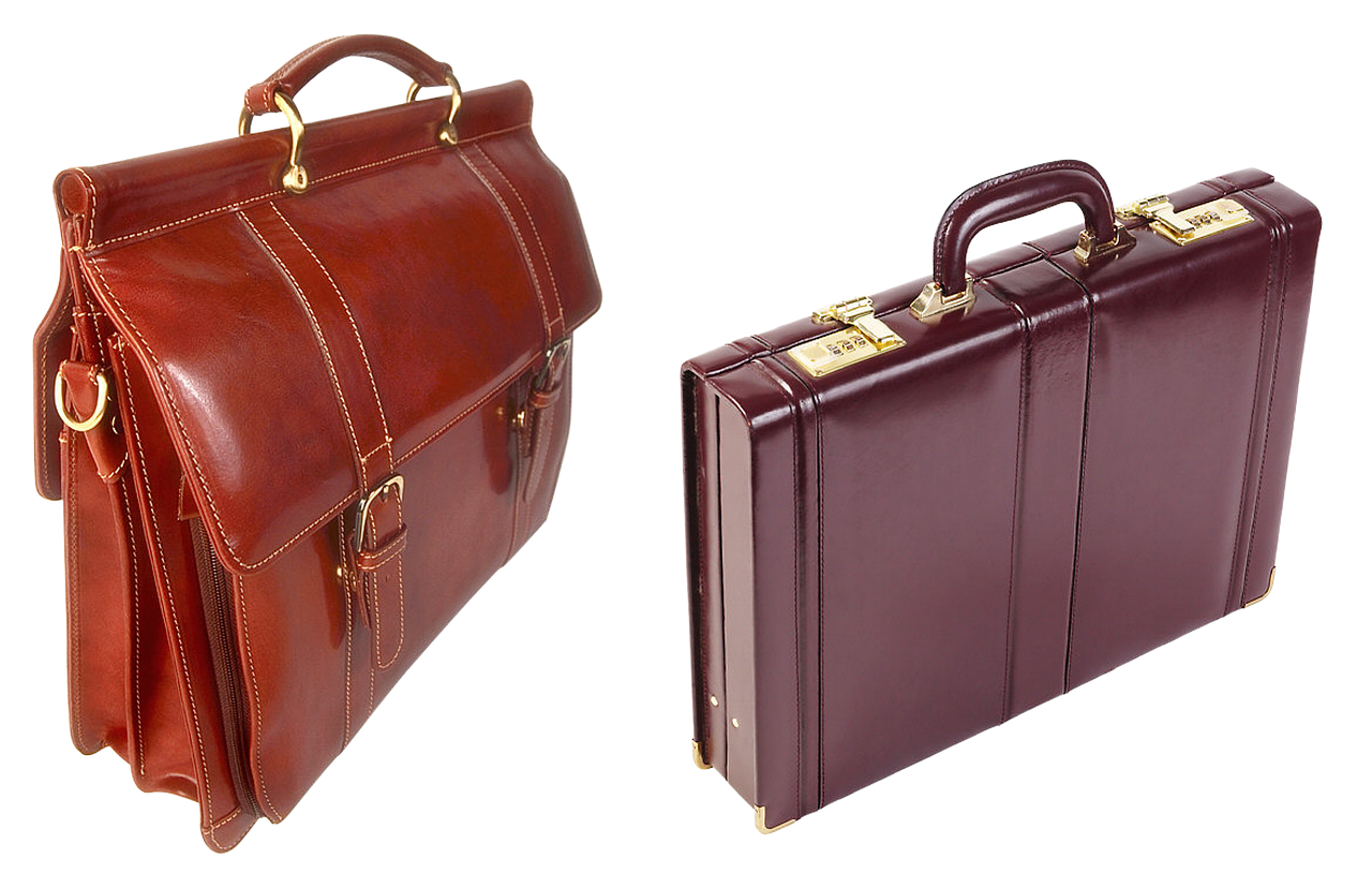 leather briefcase case suitcase free photo