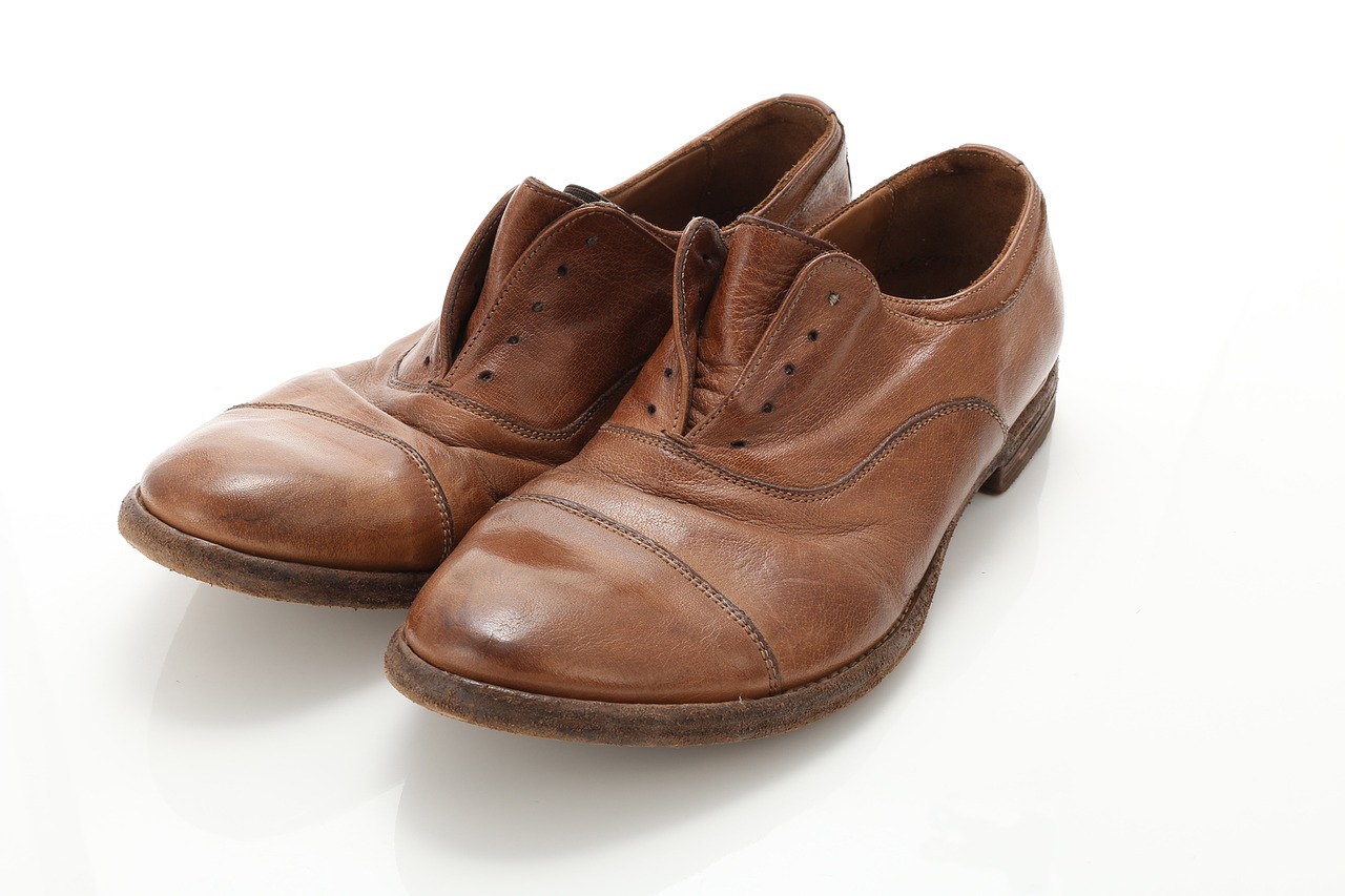 leather shoes vintage wash free photo