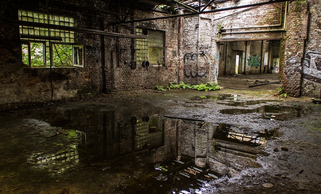 leave factory hall lost places free photo