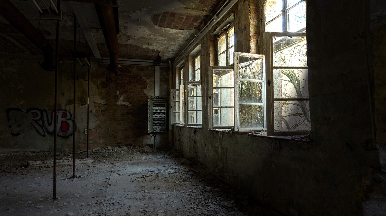 abandoned  window  architecture free photo