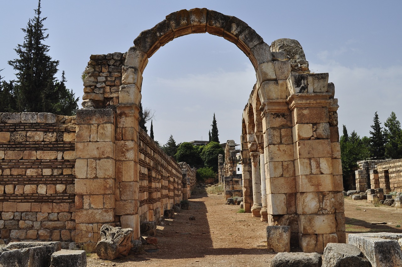 lebanon ruins roman free photo