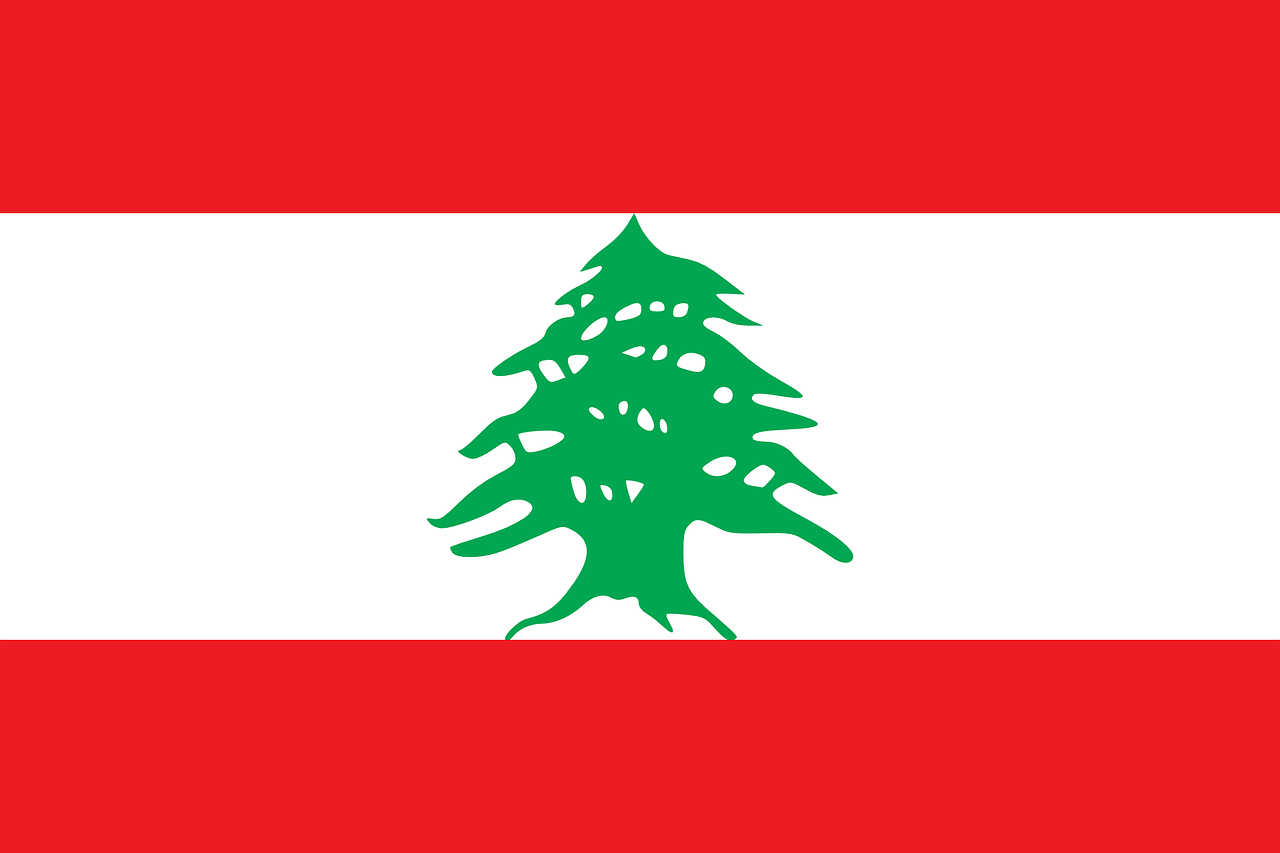 lebanon flag national flag free photo