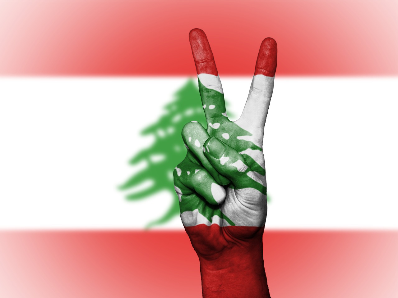 lebanon peace hand free photo