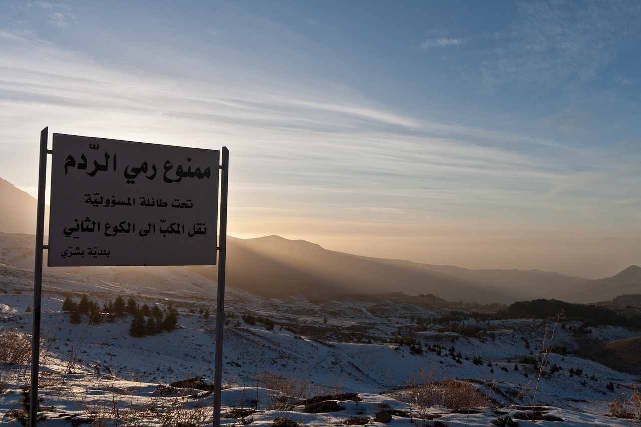 lebanon bcharre mountains free photo